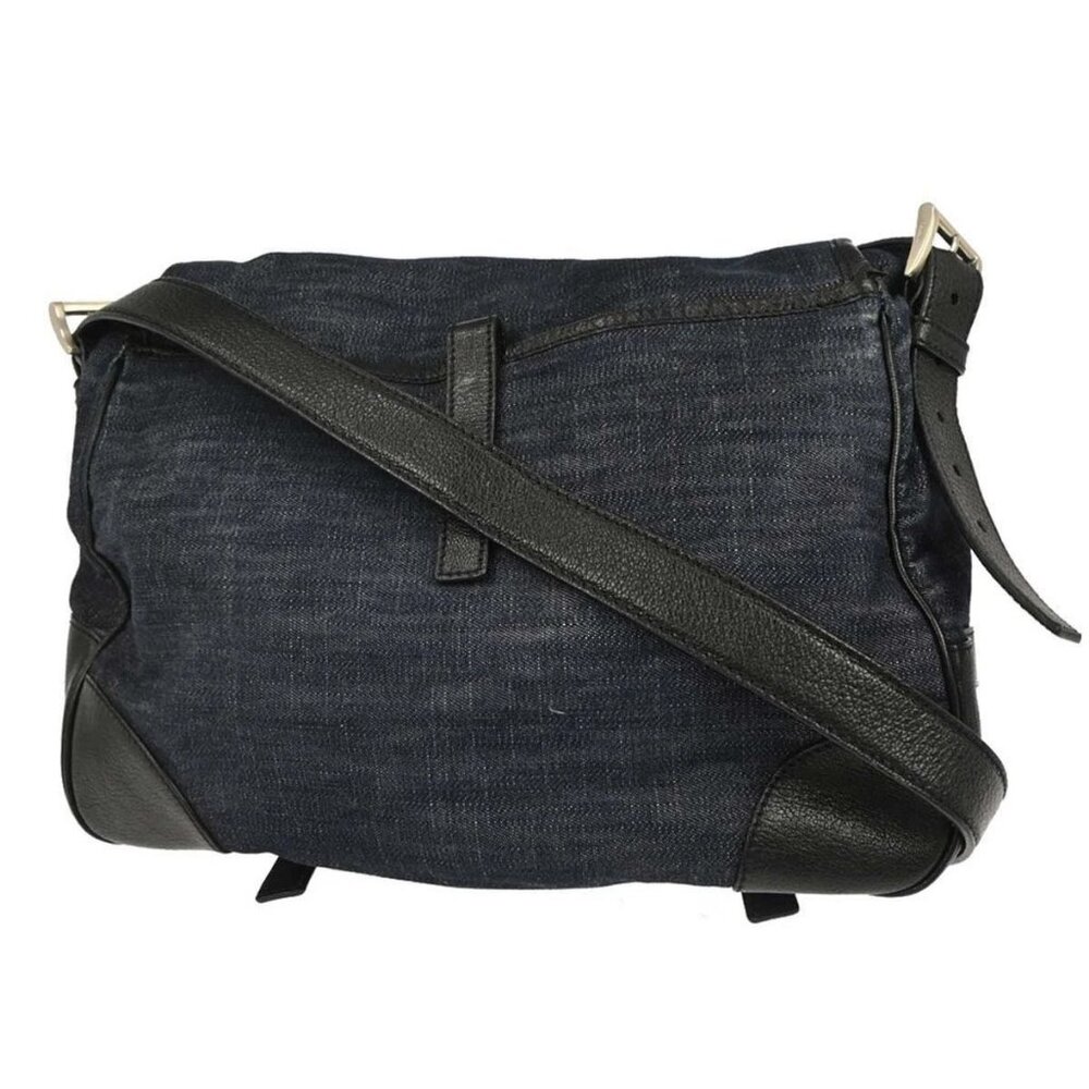 Prada Navy Denim Shoulder Bag 146 117027